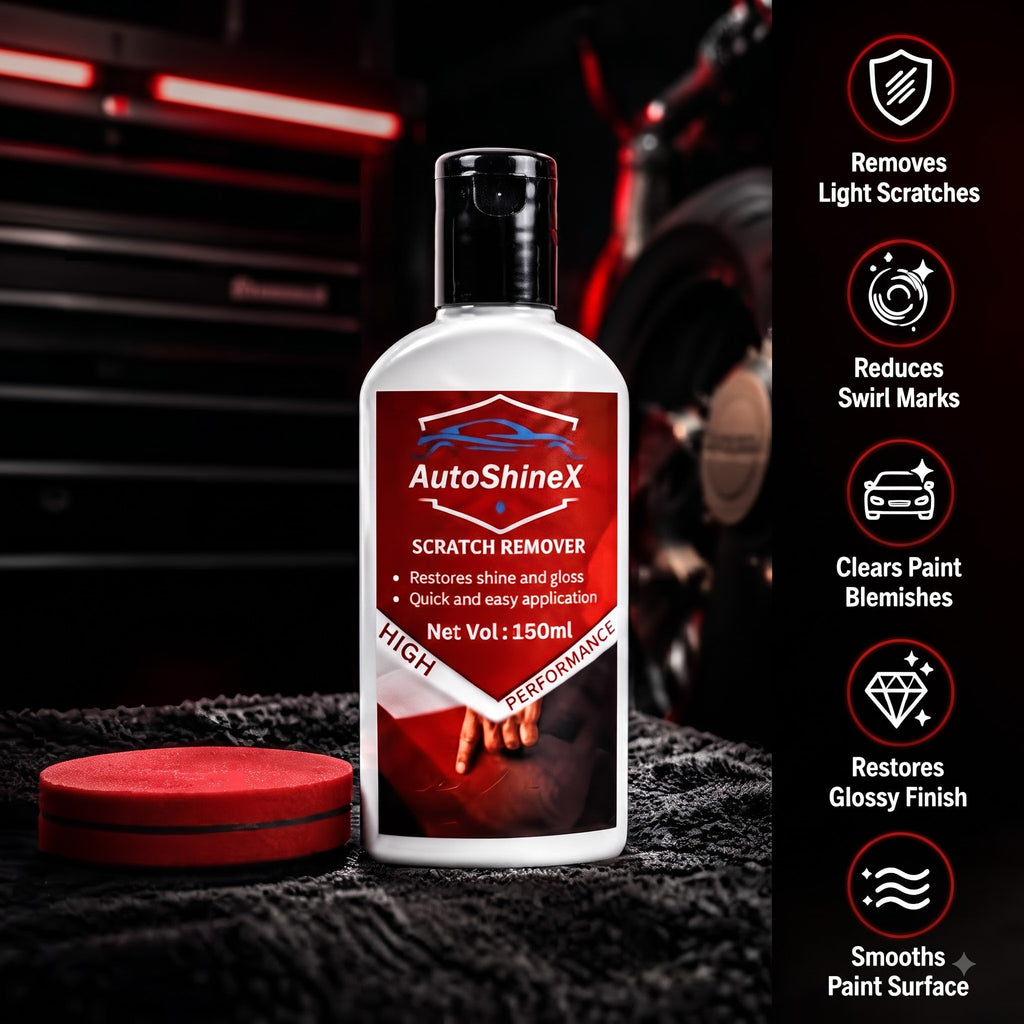 AutoShineX Scratch Remover + Chain Lube Combo