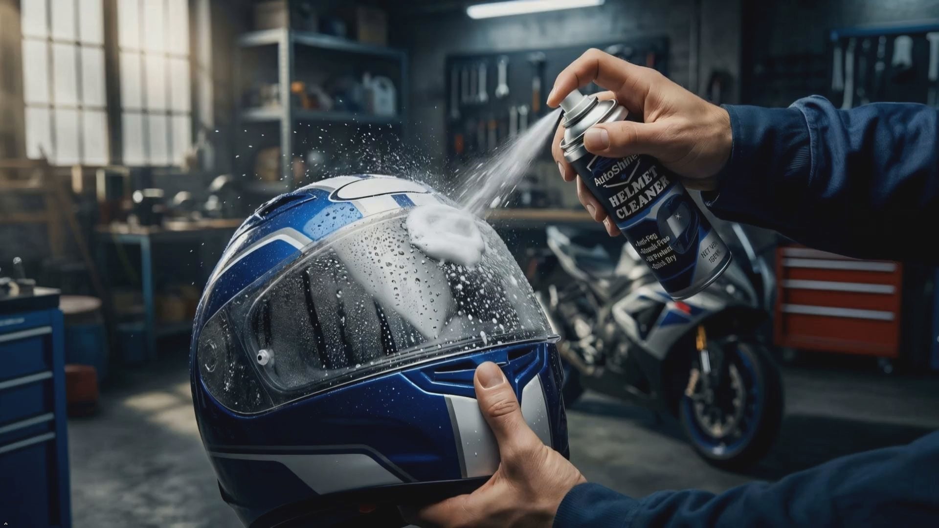 AutoShineX Helmet Cleaner