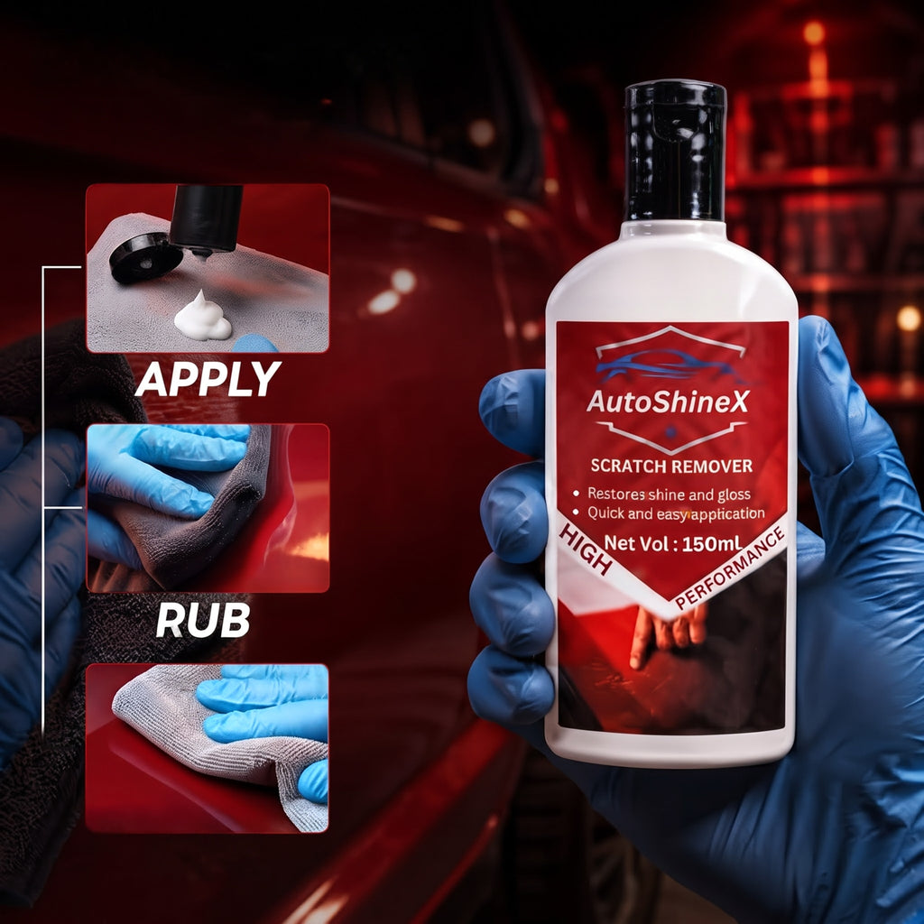 AutoShineX Scratch Remover + Chain Lube Combo