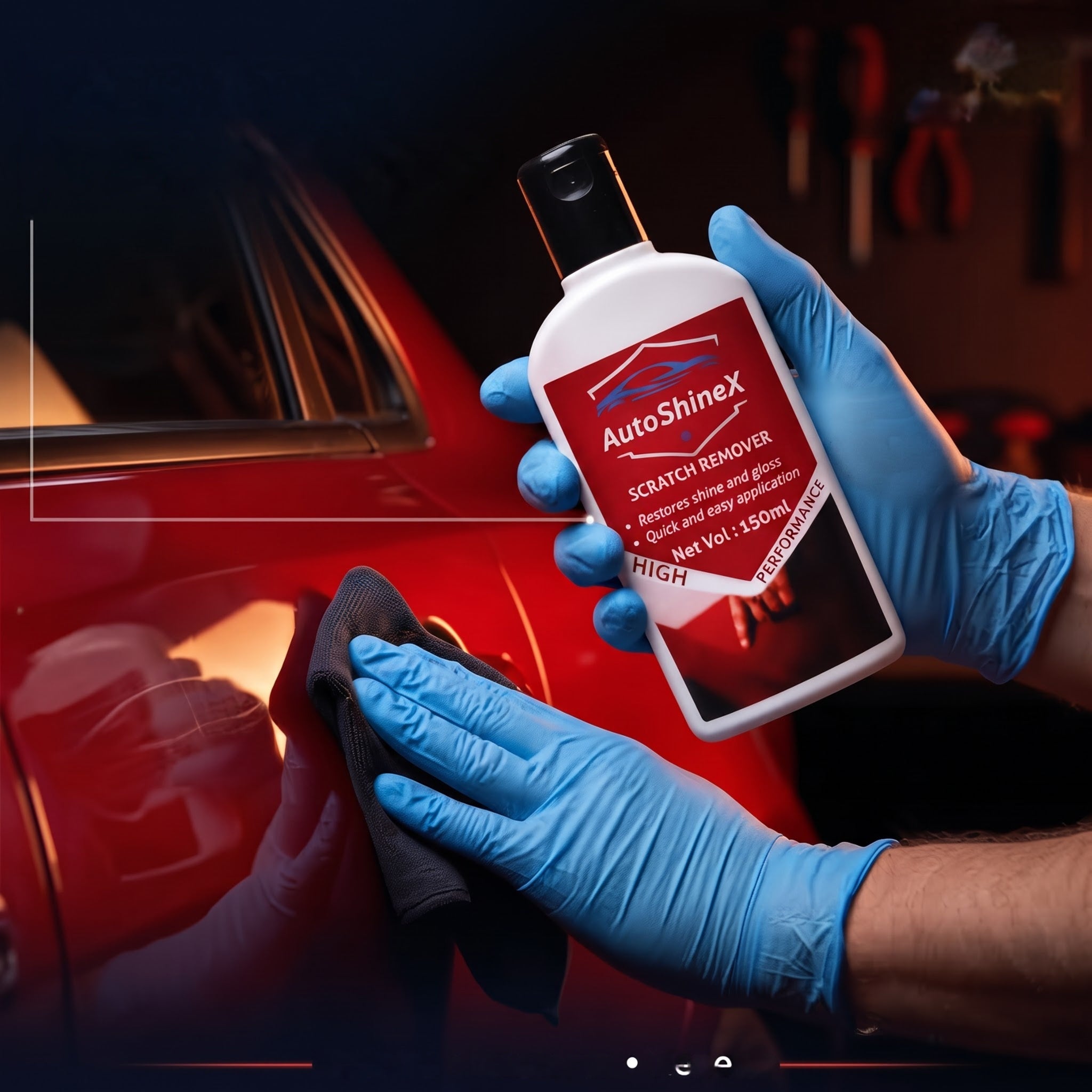 AutoShineX Scratch Remover + Chain Lube Combo